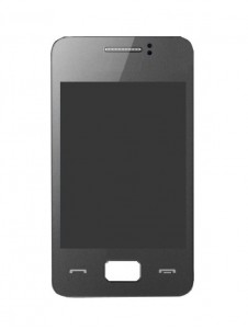 Lcd With Touch Screen For Samsung Rex 80 S5222r Grey By - Maxbhi.com