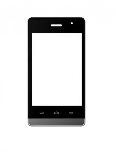 Replacement Front Glass For Karbonn A108 Black By - Maxbhi.com