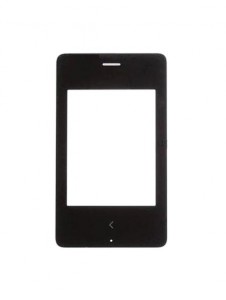 Replacement Front Glass For Nokia Asha 230 Black By - Maxbhi.com