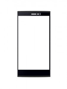 Replacement Front Glass For Micromax Canvas Blaze 4g Plus Q414 Black By - Maxbhi.com