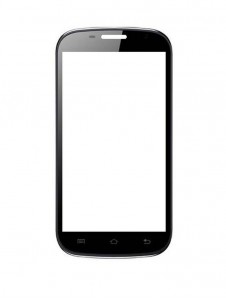 Replacement Front Glass For Celkon A119q Smart Phone Black By - Maxbhi.com