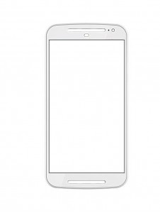 Replacement Front Glass For Motorola New Moto G Lte White By - Maxbhi.com