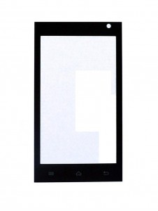Replacement Front Glass For Micromax Bolt S302 Grey By - Maxbhi.com