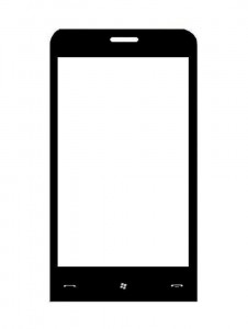 Replacement Front Glass For Garminasus Nuvifone M10 Black By - Maxbhi.com