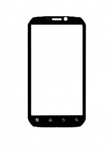Replacement Front Glass For Motorola Electrify White By - Maxbhi.com