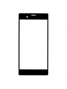 Replacement Front Glass For Sony Xperia Z4 Black By - Maxbhi.com
