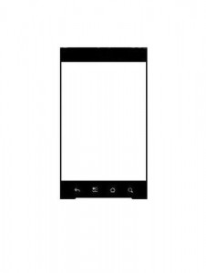 Replacement Front Glass For Lava S12 Black By - Maxbhi.com