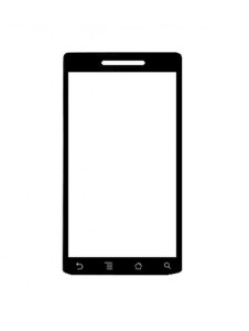 Replacement Front Glass For Motorola Droid Black By - Maxbhi.com