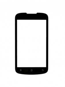 Replacement Front Glass For Huawei Ascend Y200 Black By - Maxbhi.com
