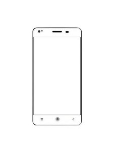 Replacement Front Glass For Videocon Thunder One V45bd White By - Maxbhi.com