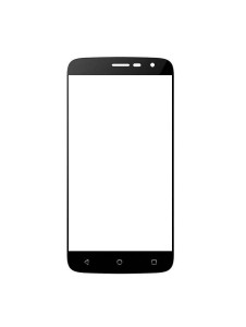Replacement Front Glass For Lemon Classic 451 Black By - Maxbhi.com