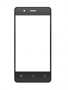 Replacement Front Glass For Cheers C5 Grey By - Maxbhi.com