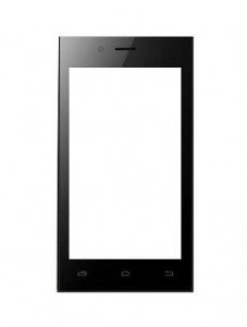 Touch Screen for Spice Xlife 410 3G - Black