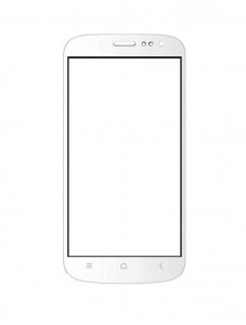 Replacement Front Glass For Karbonn A119 White By - Maxbhi.com