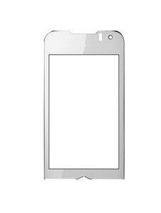 Replacement Front Glass For Samsung S8003 Jet 2 White By - Maxbhi.com