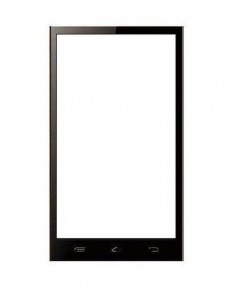 Replacement Front Glass For Karbonn Titanium S109 White By - Maxbhi.com