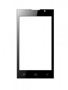 Replacement Front Glass For Videocon Infinium Z42 Nova Black By - Maxbhi.com