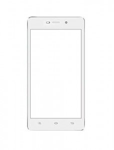 Replacement Front Glass For Celkon Q5k Transformer White By - Maxbhi.com