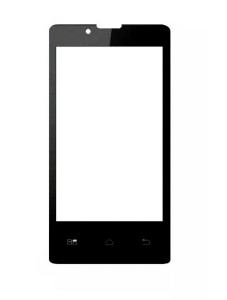 Replacement Front Glass For Bq E1 Black By - Maxbhi.com