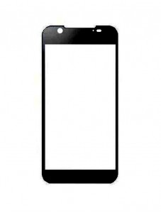 Replacement Front Glass For Mts Blaze 4.5 Blue By - Maxbhi.com