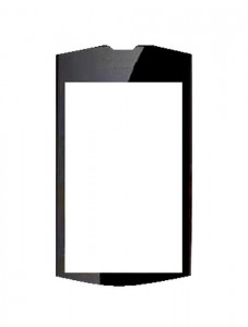 Replacement Front Glass For Karbonn K1414 Black By - Maxbhi.com