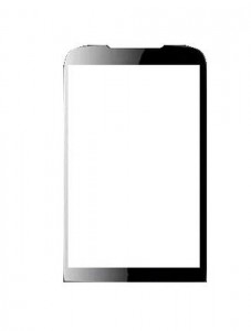 Replacement Front Glass For Celkon C75 Black By - Maxbhi.com