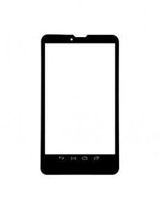 Replacement Front Glass For Moregmax 4g7 Black By - Maxbhi.com