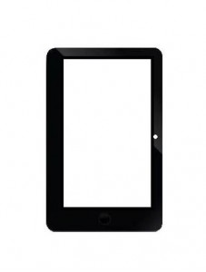 Replacement Front Glass For Mercury Mtab Neo2 Black By - Maxbhi.com