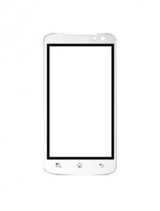 Replacement Front Glass For Lg Nitro Hd White By - Maxbhi.com