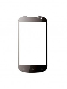 Replacement Front Glass For Blu Dash 4.0 D270 Black By - Maxbhi.com