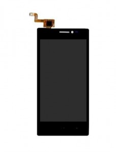 Lcd With Touch Screen For Intex Aqua I5 Mini Black By - Maxbhi.com