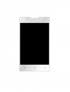 Lcd With Touch Screen For Nuvo Alpha Ns35 4gb White By - Maxbhi.com