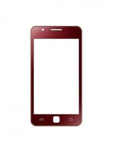 Replacement Front Glass For Samsung Z1 Z130h Red By - Maxbhi.com
