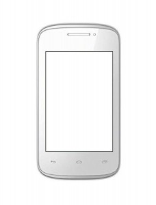 Replacement Front Glass For Lava Iris 352e White By - Maxbhi.com