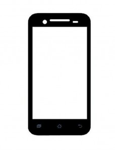 Replacement Front Glass For Iball Andi 4di Black By - Maxbhi.com