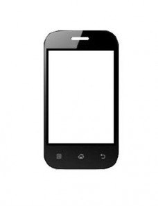 Replacement Front Glass For Lenovo A390e Black By - Maxbhi.com