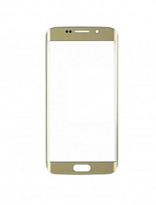 Replacement Front Glass For Samsung Galaxy S6 Duos Gold By - Maxbhi.com