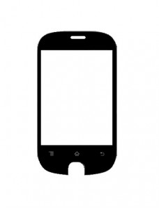Replacement Front Glass For Spice Flo M5670 White By - Maxbhi.com