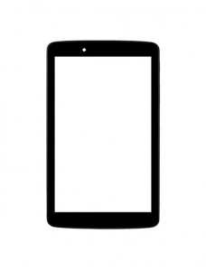 Replacement Front Glass For Lg G Pad 8.0 Lte Black By - Maxbhi.com