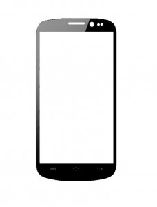 Replacement Front Glass For Reach Klassy 400 Hd Black By - Maxbhi.com