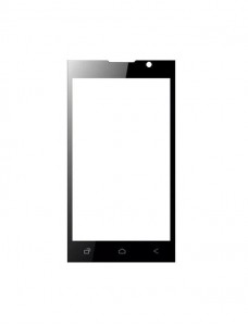 Replacement Front Glass For Videocon Challenger V40ge Black By - Maxbhi.com