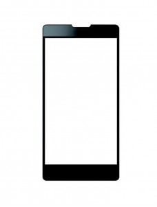 Replacement Front Glass For Huawei Ascend G740 Black By - Maxbhi.com