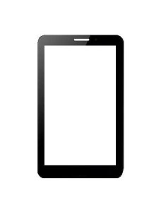Replacement Front Glass For Ambrane Ac777 Black By - Maxbhi.com