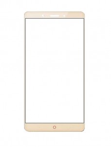 Replacement Front Glass For Zte Nubia Z11 Max Gold By - Maxbhi Com