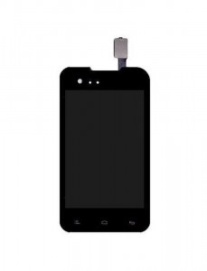 Lcd With Touch Screen For Gionee Pioneer P1 Black By - Maxbhi.com