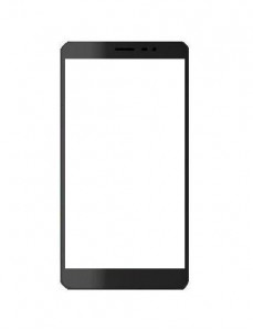 Touch Screen Digitizer For Panasonic P77 Grey By - Maxbhi.com