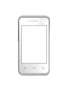 Replacement Front Glass For Karbonn Smart A52 Plus White By - Maxbhi.com