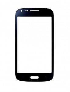 Replacement Front Glass For Samsung Galaxy Core I8060 Black By - Maxbhi.com