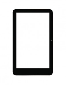 Replacement Front Glass For Swipe All In One Tab Black Grey By - Maxbhi.com