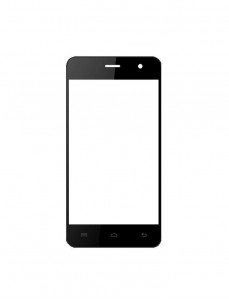 Replacement Front Glass For Ziox Astra Champ 4g Black By - Maxbhi.com